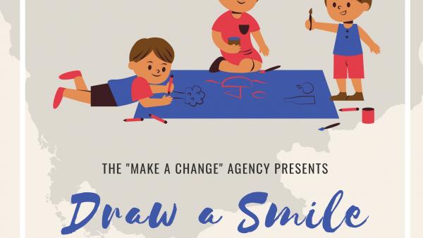 Poster "Draw a smile"