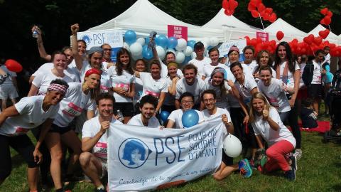 Nos bénévoles et sympathisants à la Course des Héros, un événement solidaire et convivial